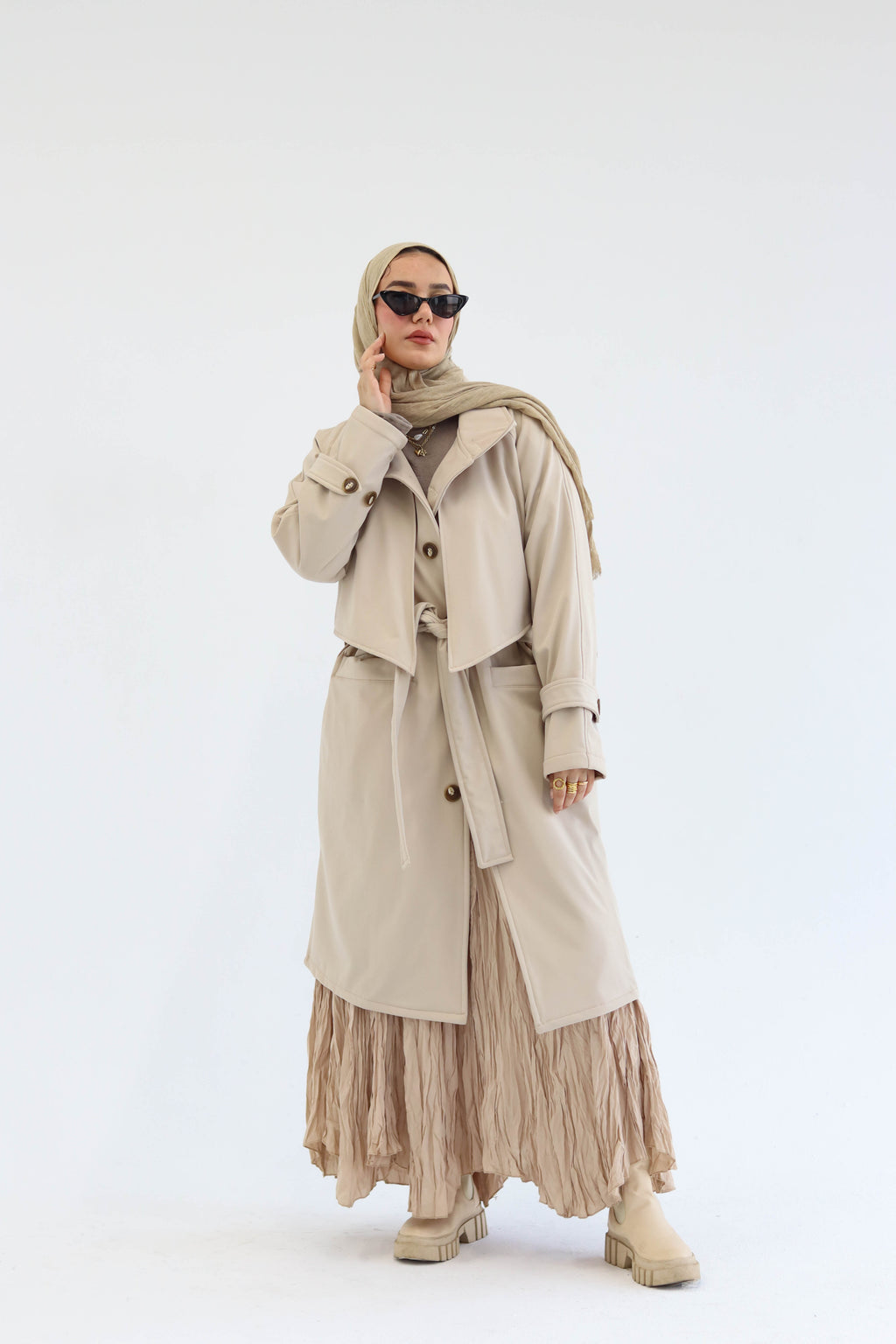 Sadeen trench coat