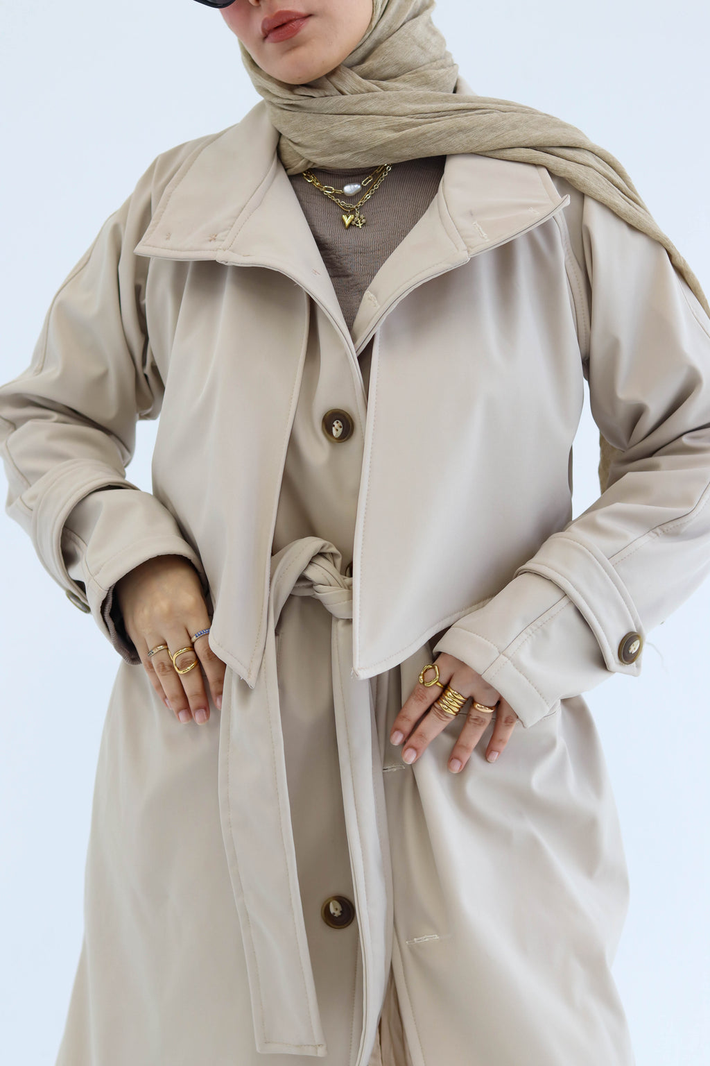 Sadeen trench coat