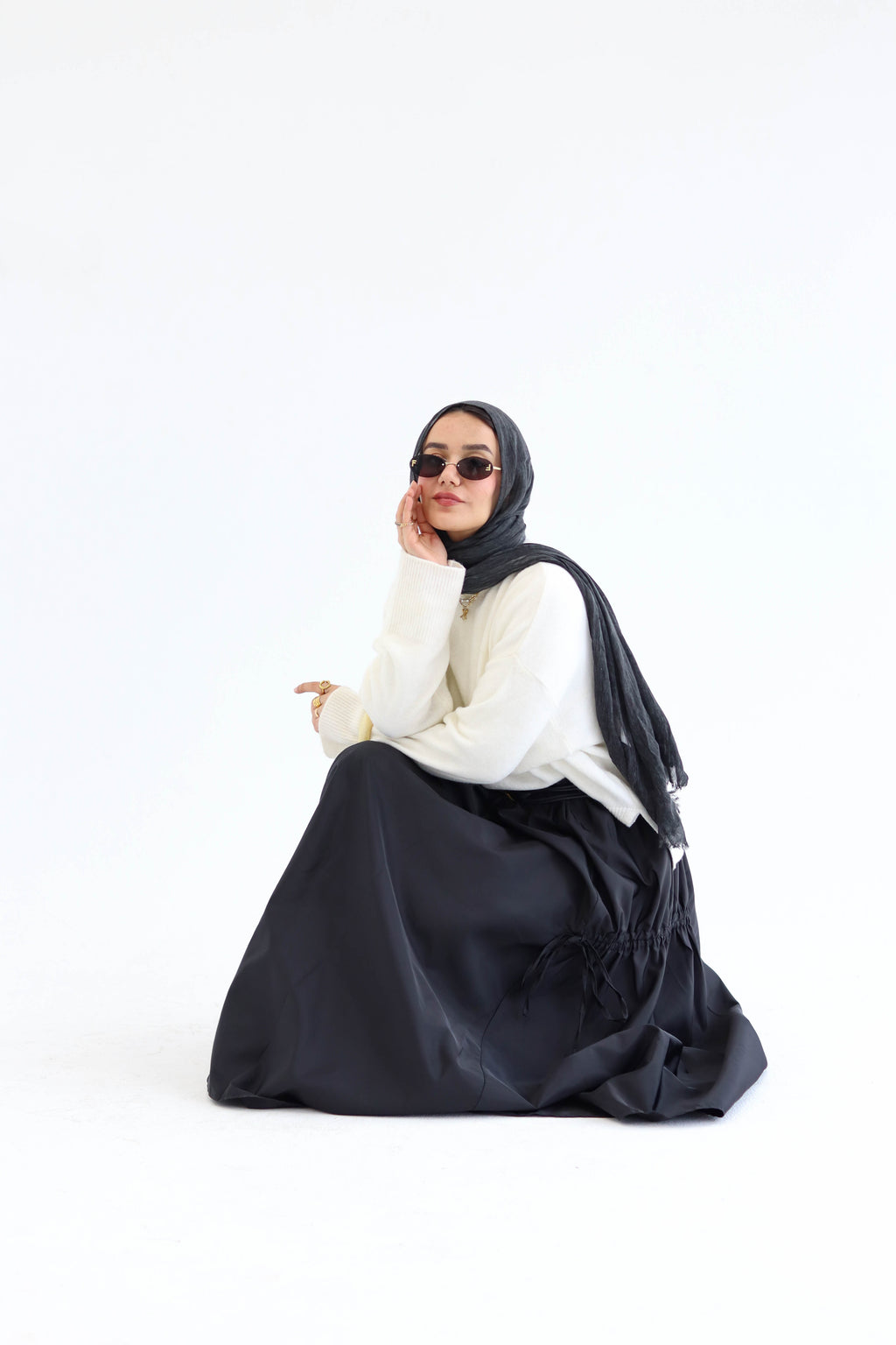 Layla gathered skirt